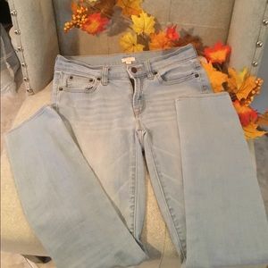 J CREW SKINNY JEANS
